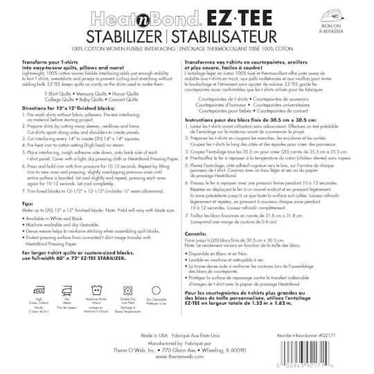 Therm O Web HeatnBond® EZ TEE Stabilizer